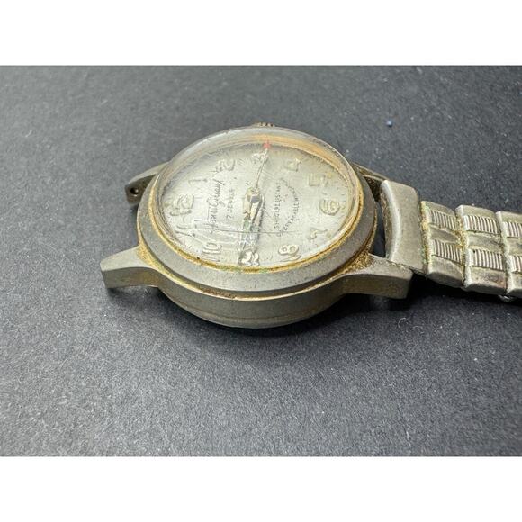 Vintage Henri Gireaux 17 Jewels Silver Tone Ladies Swiss Made Watch Manual Wind main image 9